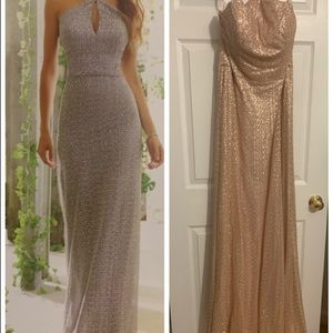 NWT MORILEE Rose Good Sequin Gown
